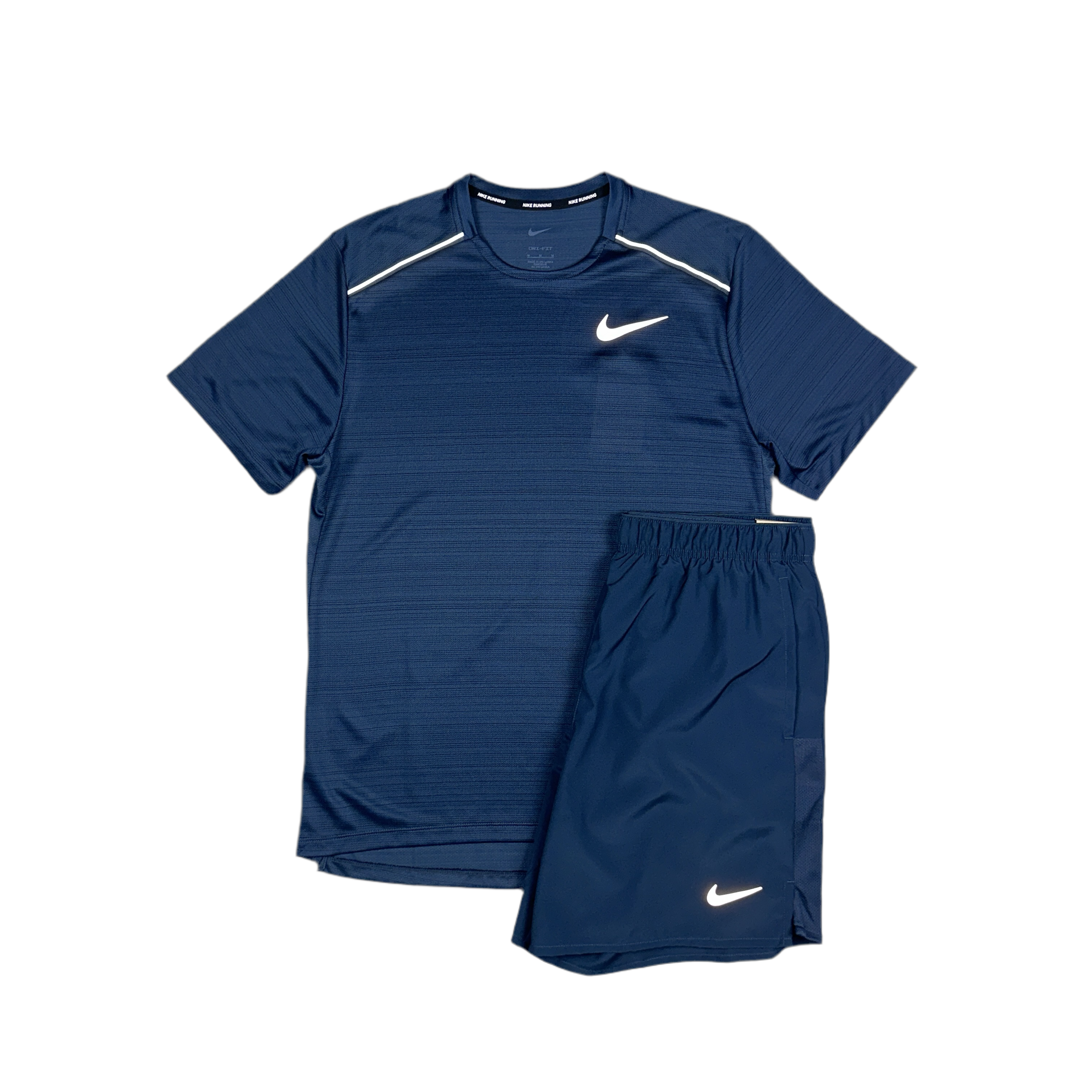 Nike Miler T-Shirt 1.0 Set - Armoury Navy